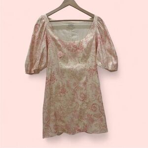Pretty Laura Ashley x Urban Outfitters Pink Paisley dress